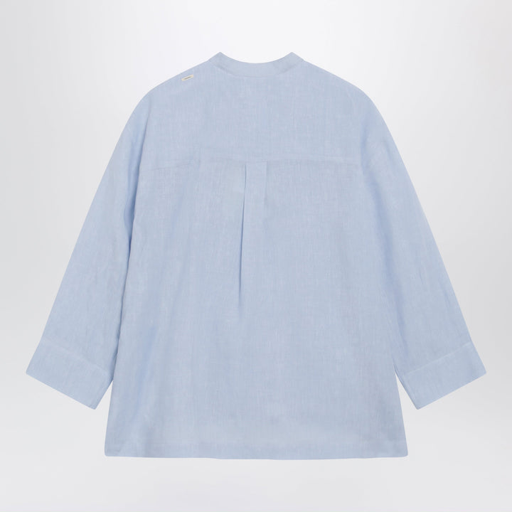 'S Max Mara Shirts & Tops - Light Blue | 990f1e5fbf89fffb5f24abc1beda260d98f142d3