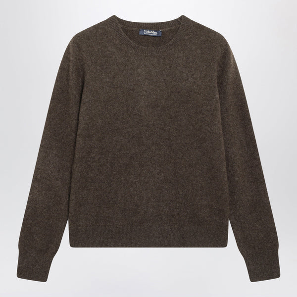 Brown Yak Crew Neck Sweater