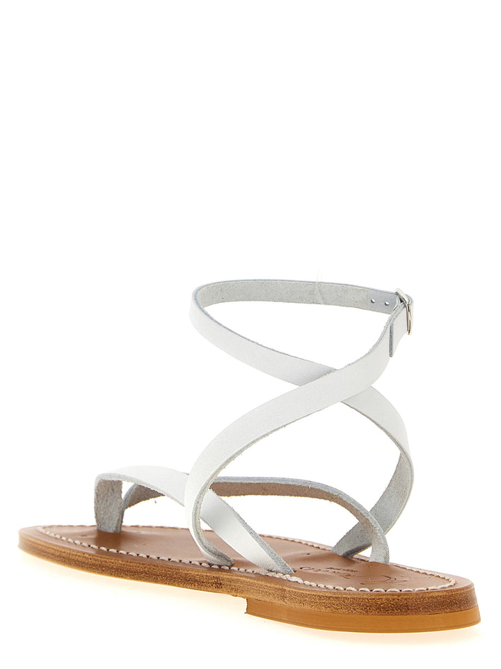 K.Jacques Saint Tropez Smyrne Sandals - White | 51a3544876ea80a995eb8bd93d0321c887a44931