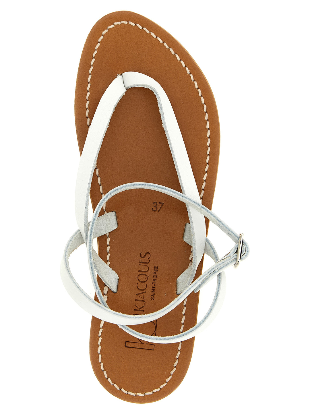 K.Jacques Saint Tropez Smyrne Sandals - White | 3dd08006dbb9aded611137537436705b3890c346