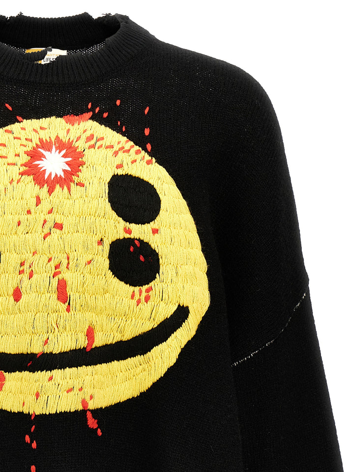 Smile Sweater, Cardigans Black