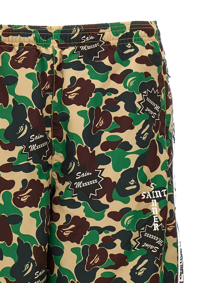 Saint Michael X A Bathing Ape Joggers Pants Multicolor