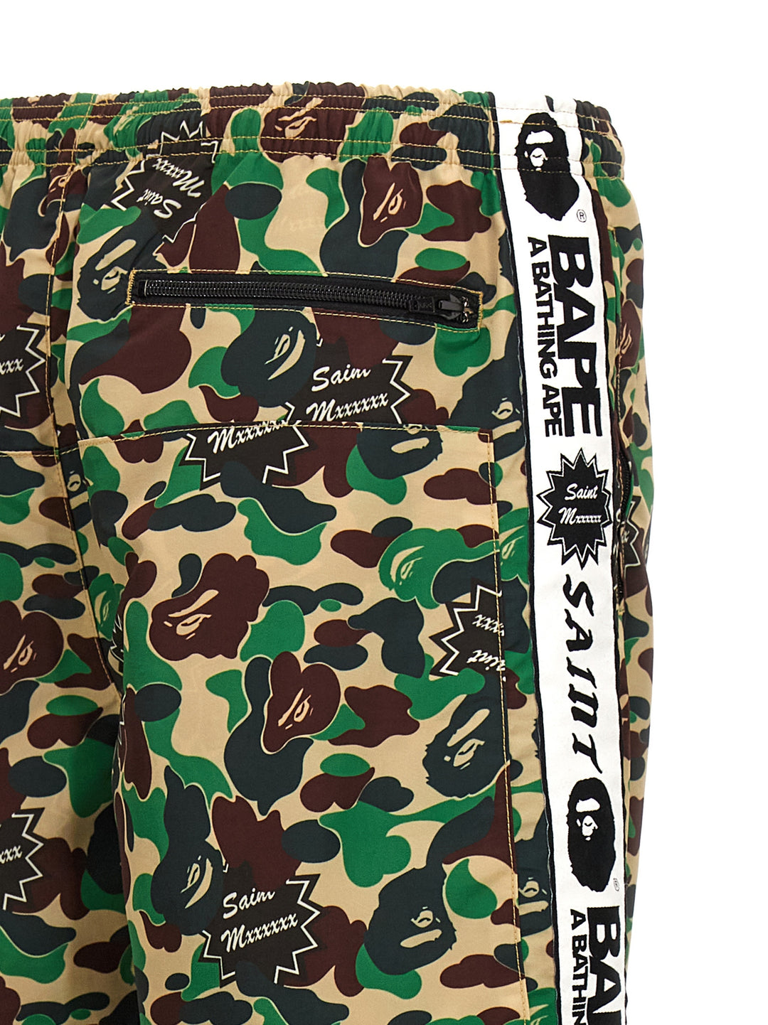 Saint Michael X A Bathing Ape Joggers Pants Multicolor