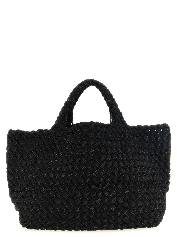 Naghedi St. Barths Double Weave Tote Bag - Black | de384dc5011fdb38d470b1c3e5741f3788e86a66