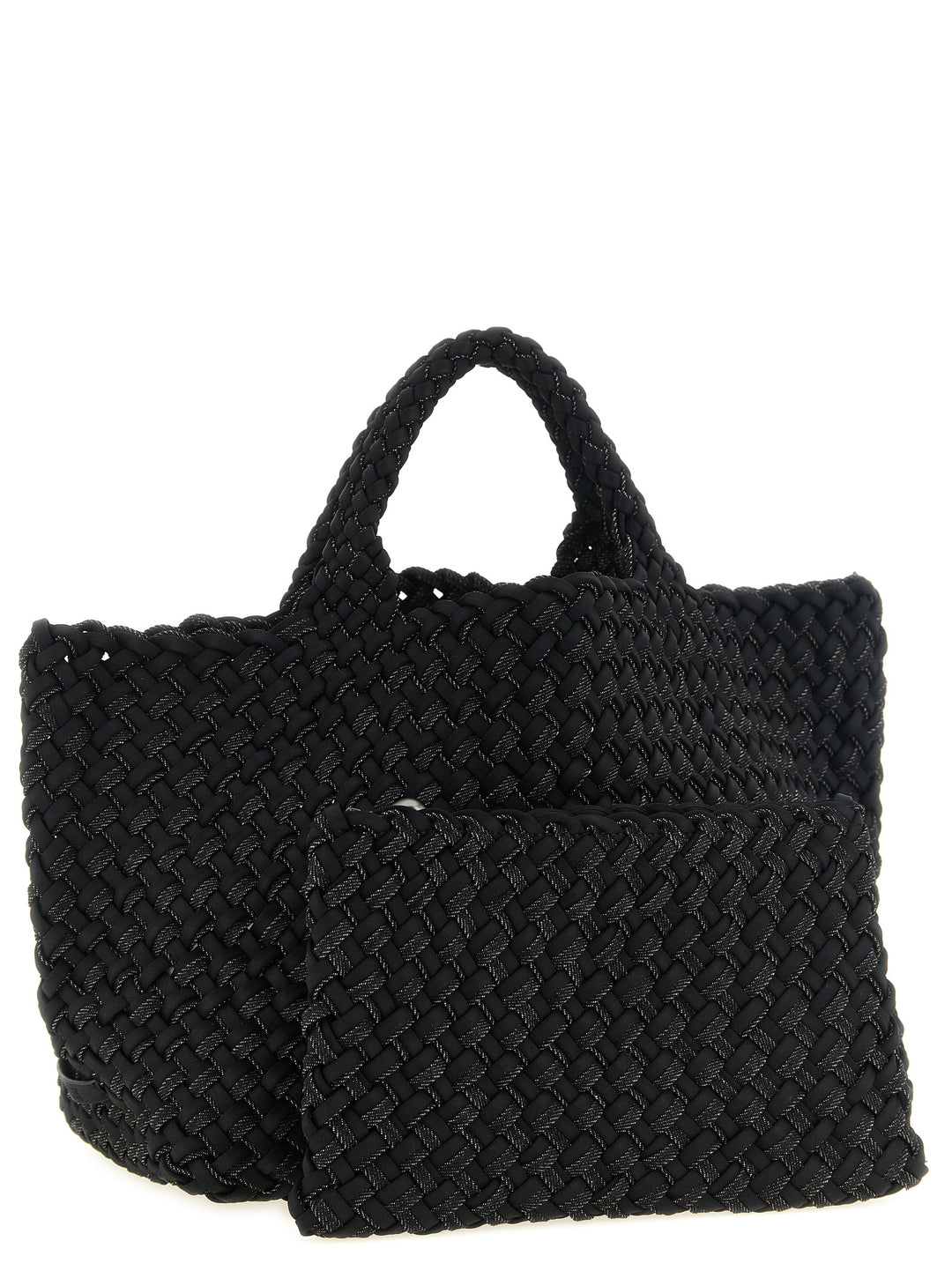 Naghedi St. Barths Double Weave Tote Bag - Black | 0cf0e32387642170b2523cc9f1fdeb73f5cffa5e