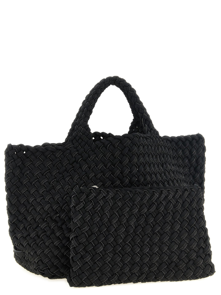 Naghedi St. Barths Double Weave Tote Bag - Black | 0cf0e32387642170b2523cc9f1fdeb73f5cffa5e