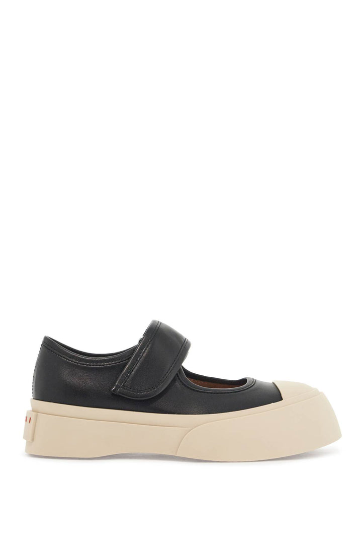 Pablo Mary Jane Nappa Leather Sneakers