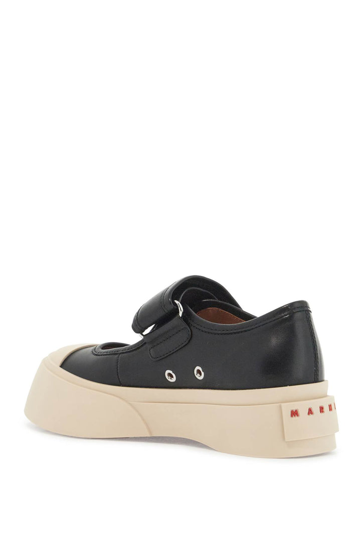 Pablo Mary Jane Nappa Leather Sneakers