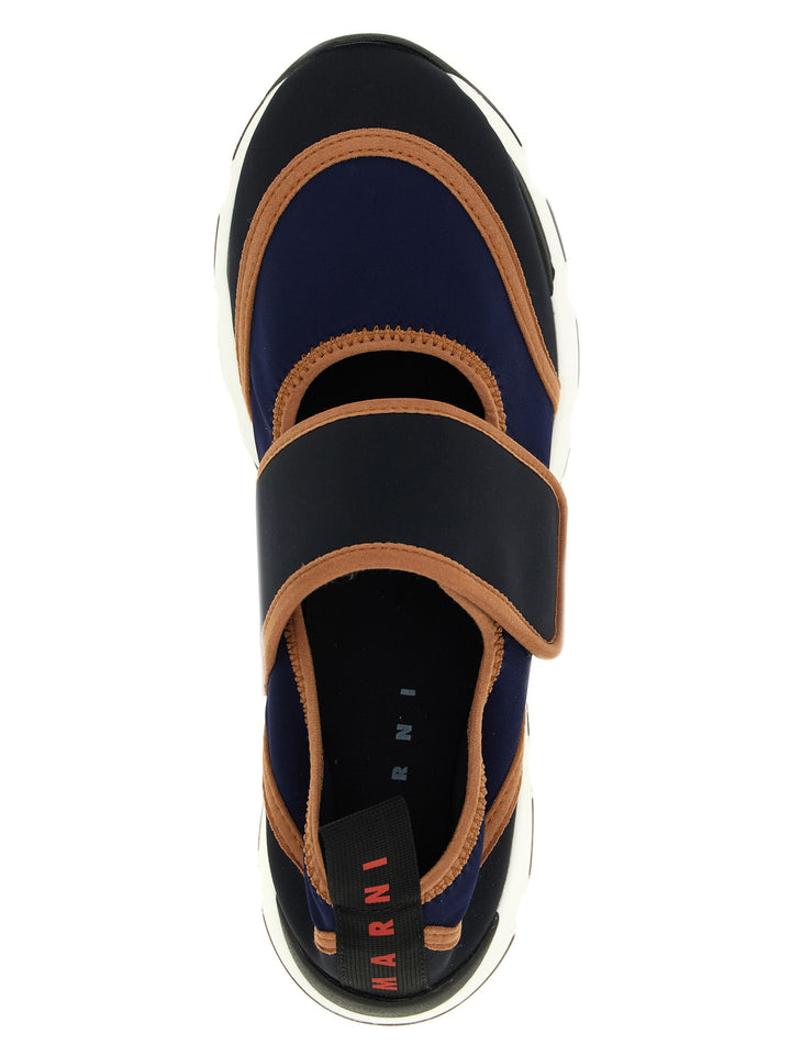 Marni Mary Jane Sneakers - Blue | 4693e3261f0b0286f796f9fd65a37014173e48ea