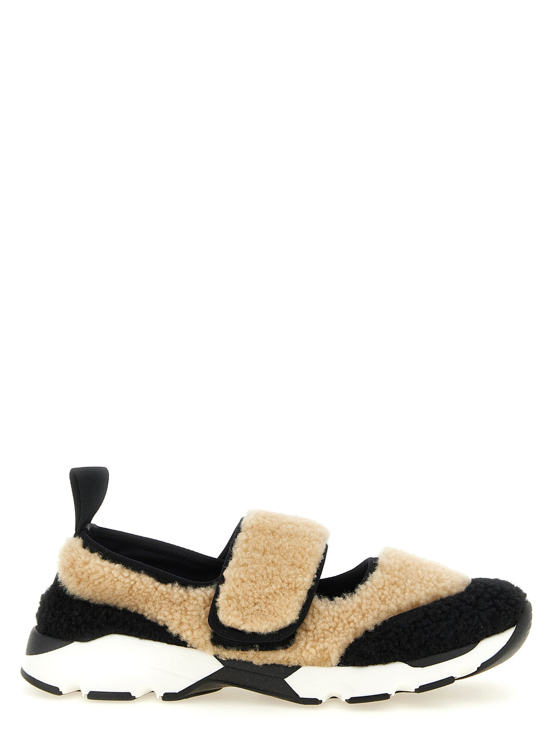 Marni Mary Jane Fur Sneakers - White/Black | 1df9d6653f4215579c9a3d5ace66bf0a15c93737