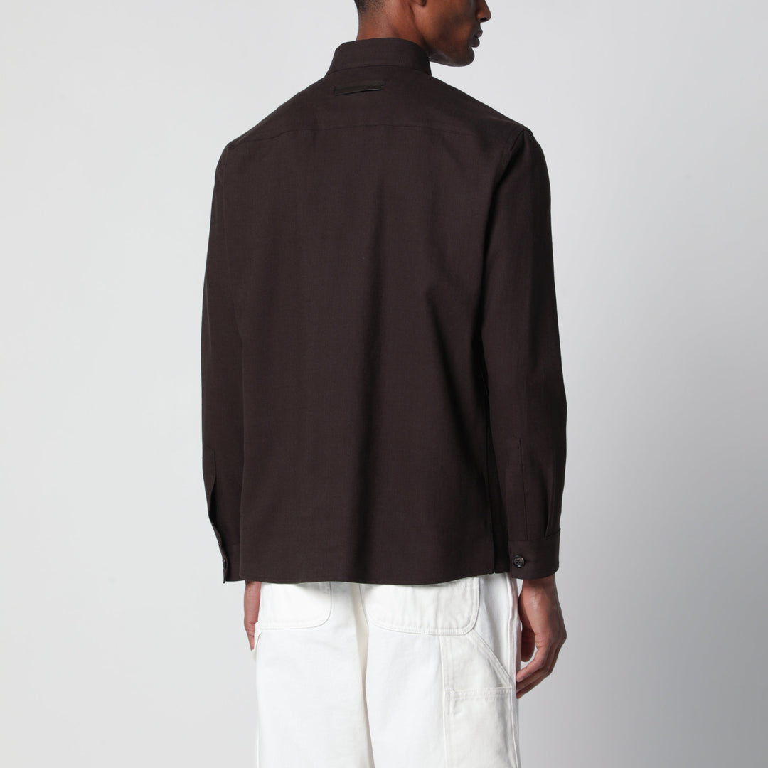 Zegna Shirts & Tops - Brown | e2dd9dc0c1d54ef15df5999d8d1c67e4ee214bed