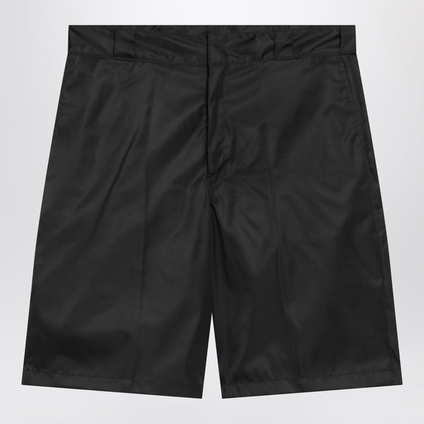Black Re-Nylon Bermuda Shorts
