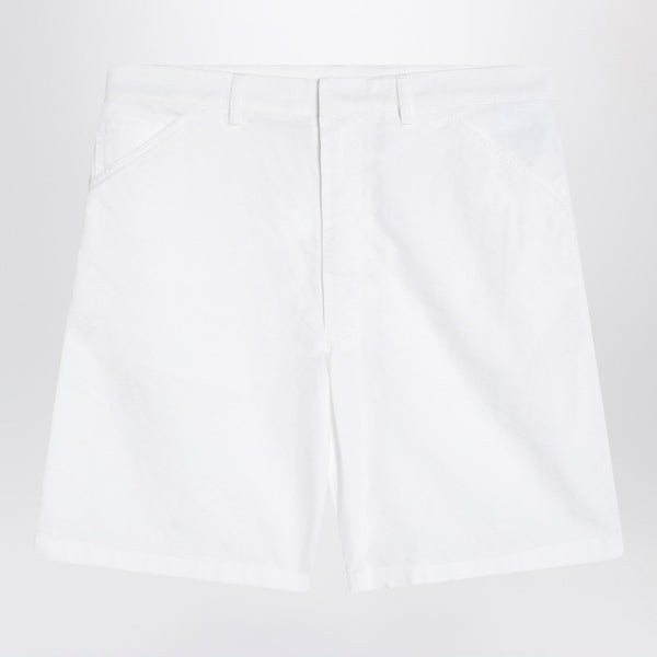 Shorts White In Cotton