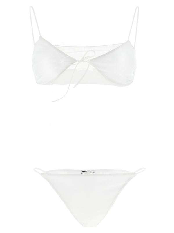 Sporty Mesh Beachwear White
