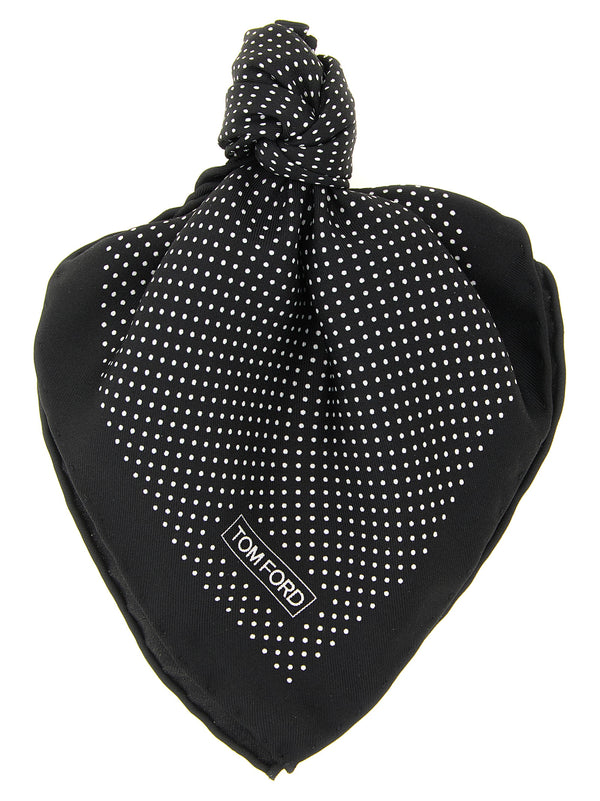Silk Pocket Clutch Bag Ties And Papillon Black