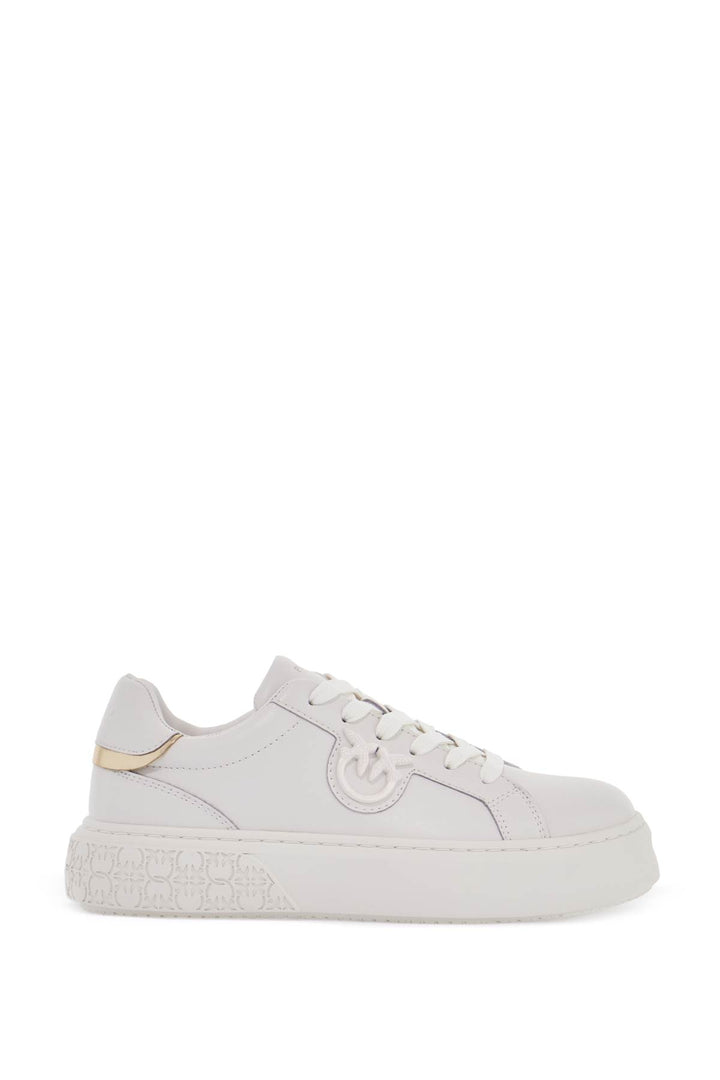 Monogram Detail Platform Sneakers With