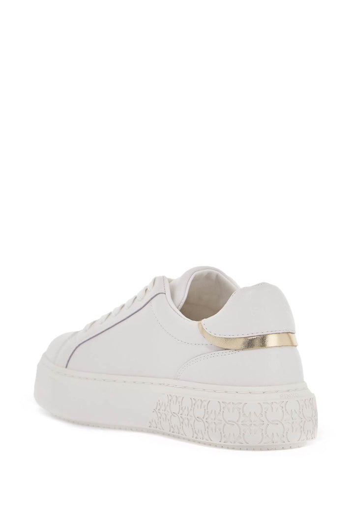 Monogram Detail Platform Sneakers With