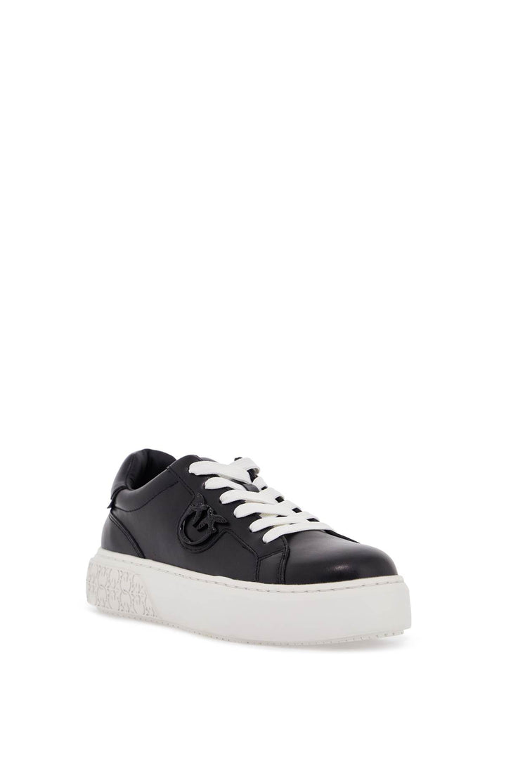 Monogram Detail Platform Sneakers With