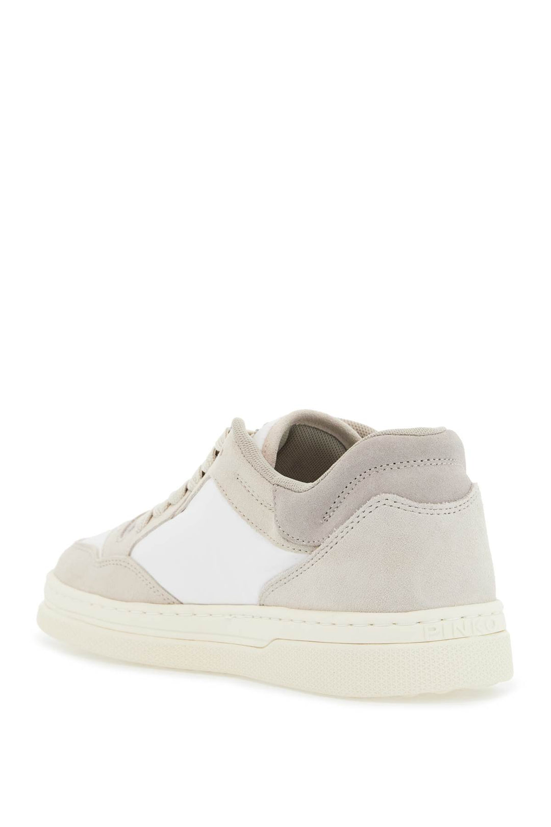 Casual And Elegant Beige Leather Sneakers Mandy 10