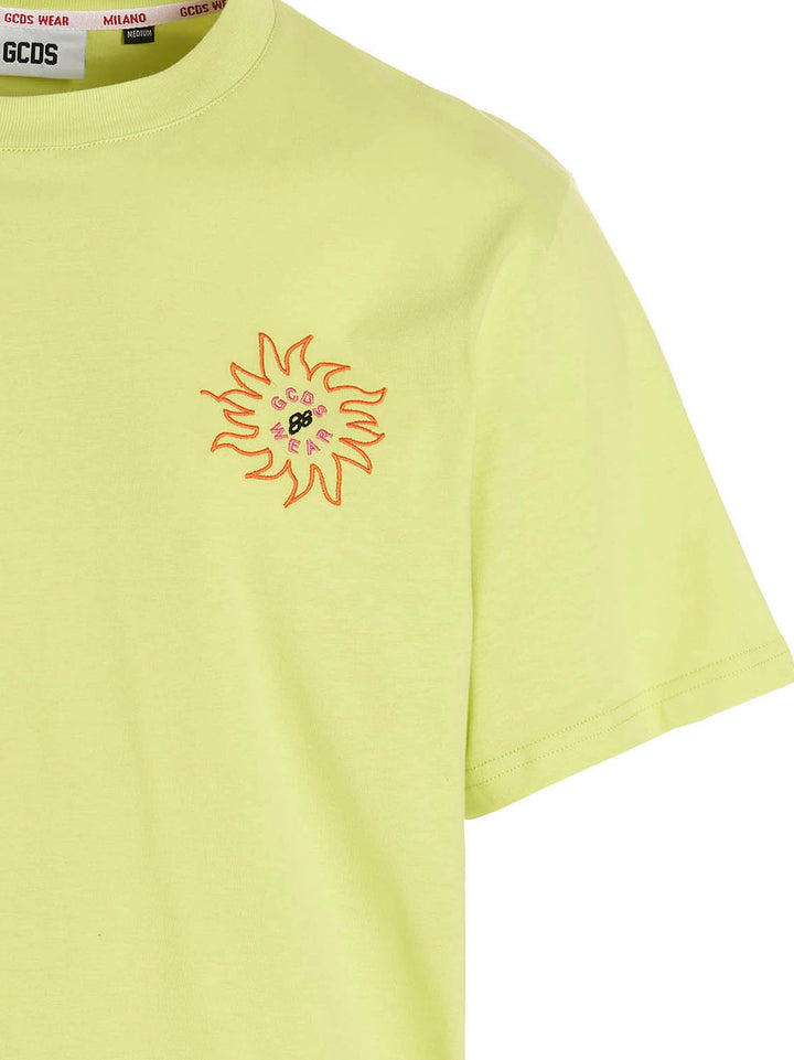 Gcds Surfing Weirdo T-shirt - Green | 9146d013b332ab6f78b96bc418aa067719b15ed9