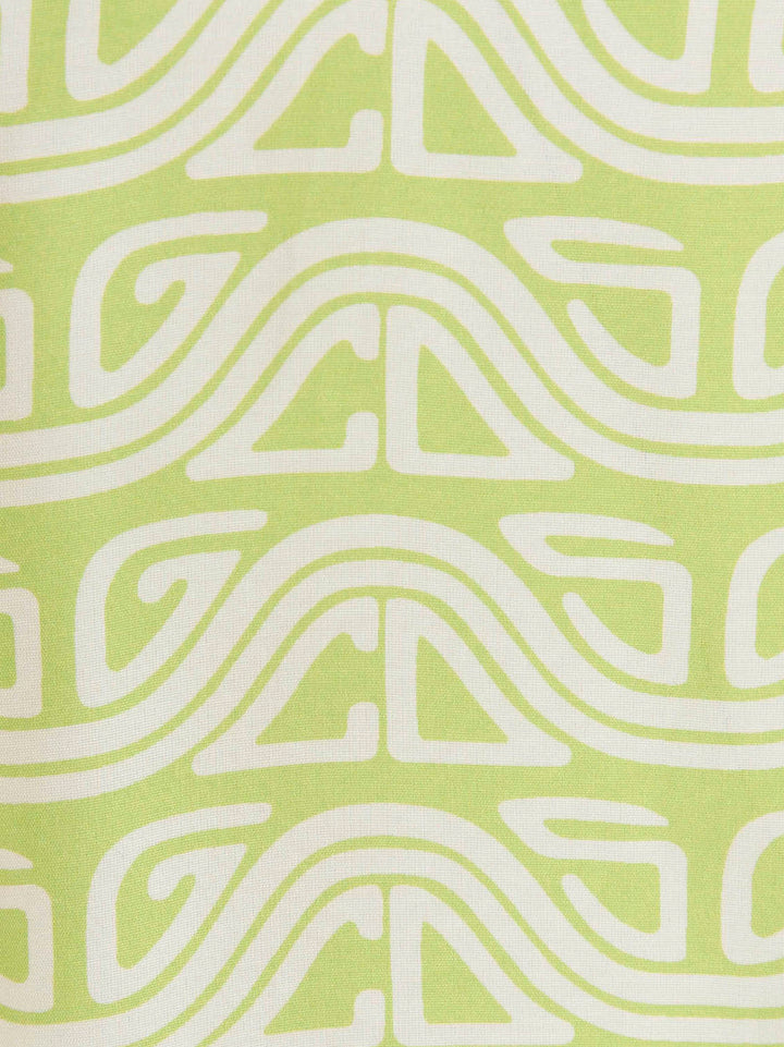 Gcds Waved Logo Shirt and Blouse - Green | bfe36dc7299887a01e052a72879596bb02760f90