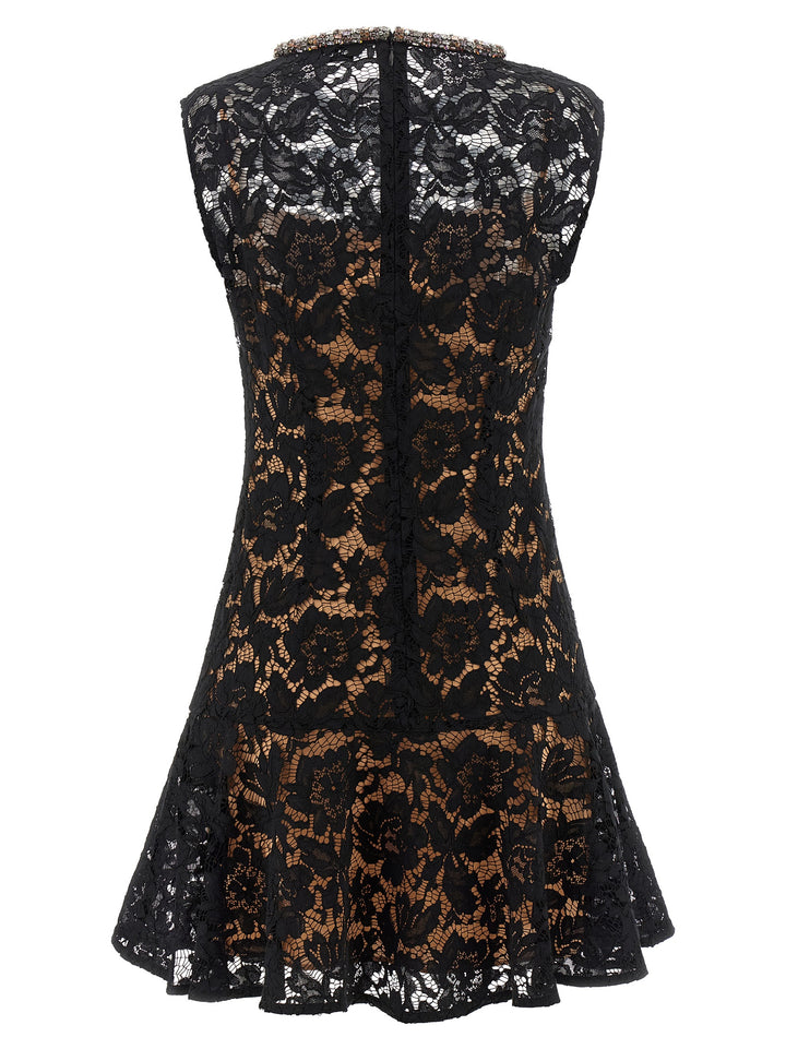 Self Portrait Black Lace Crystal Dresses - Black | c8d9805ccdfa864329c6ab8a2db1bbf4452c7514