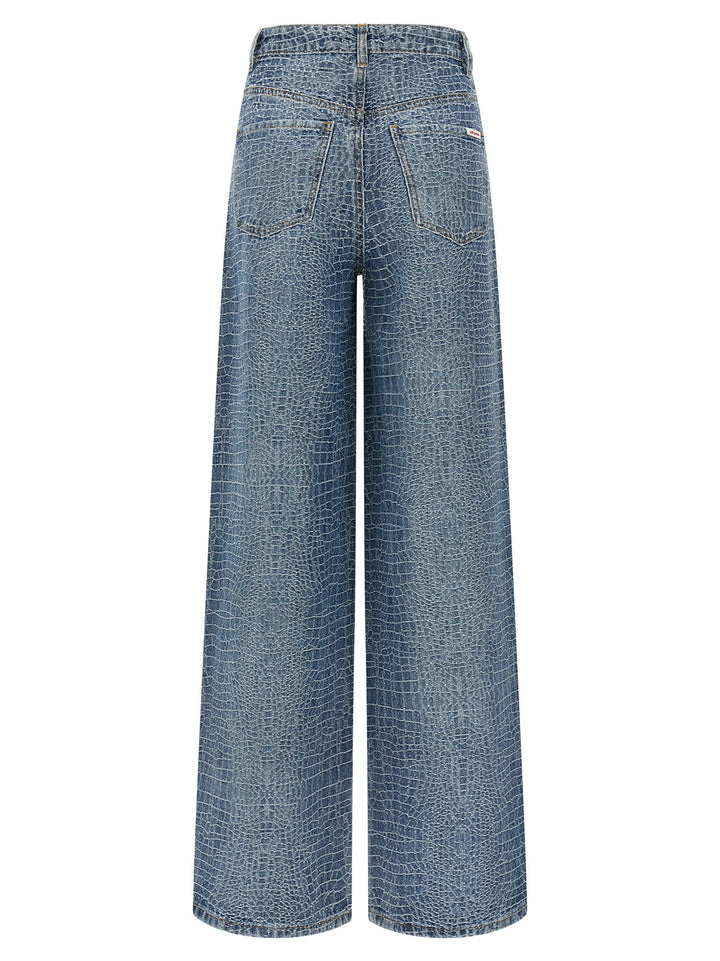 Self Portrait Rhinestone Jeans - Multicolor | 7f1bd64667d29e16228061b0ede8c7f45d79ad9d