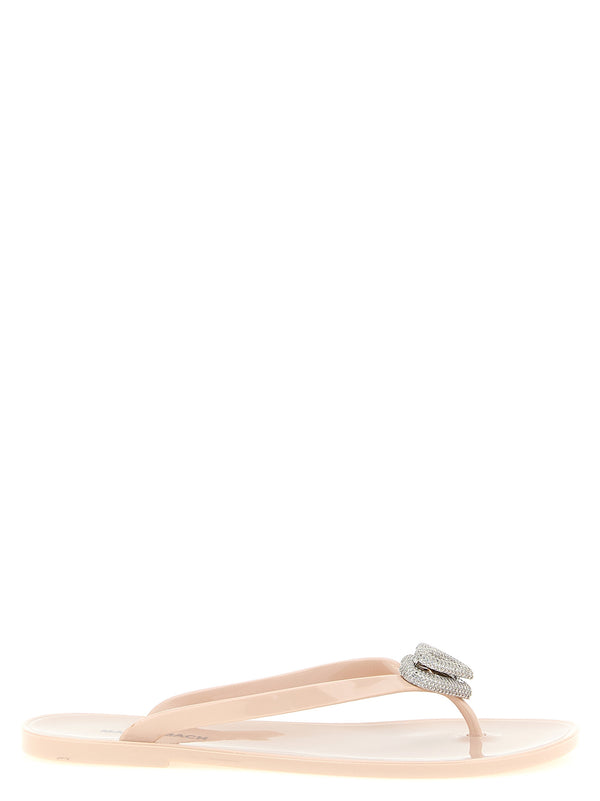 Double Heart Sandals Pink
