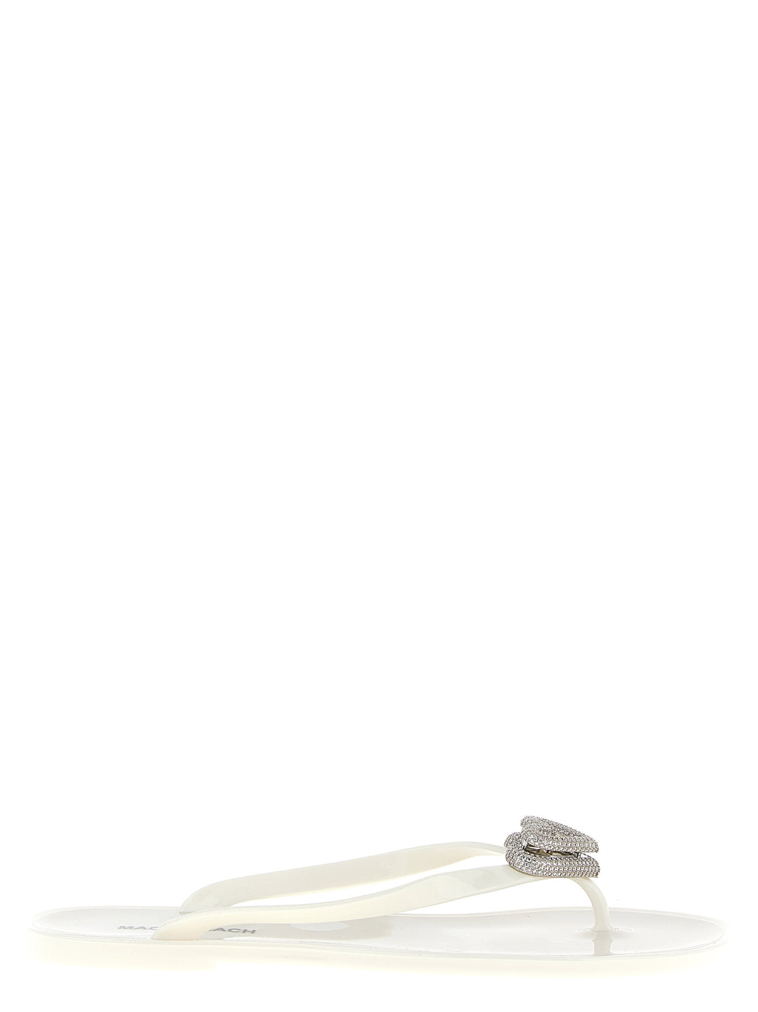 Mach & Mach Double Heart Sandals - White | 3ec5292e7f36b0293204a75384f72268c27c46ad