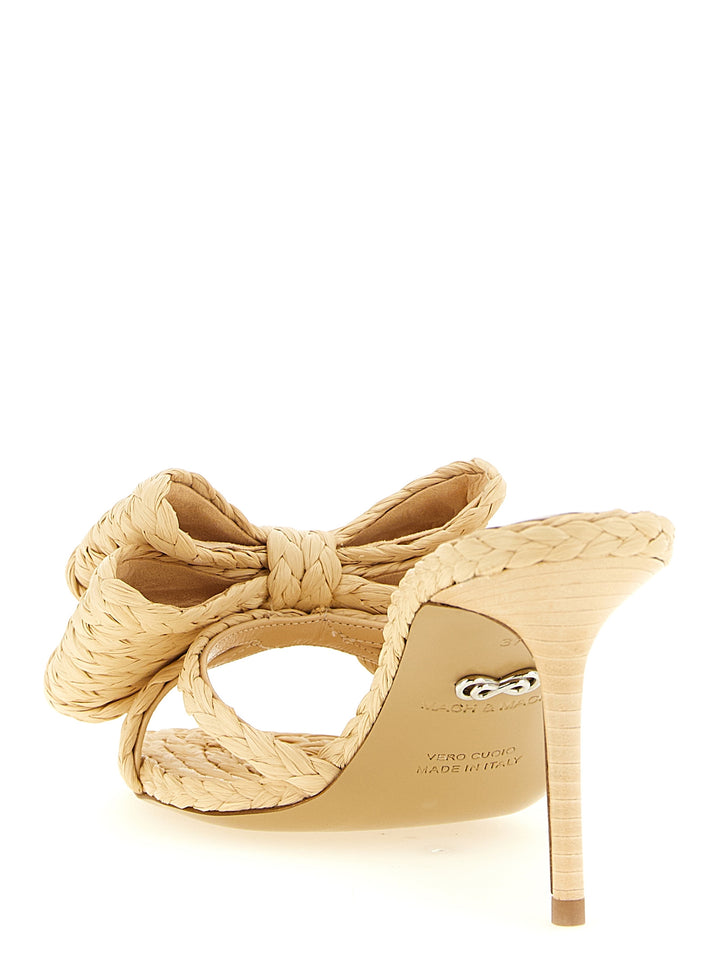 Mach & Mach Le Cadeau Sandals - Beige | 71013022a240b0b25ba1a6e039b592030692e62c