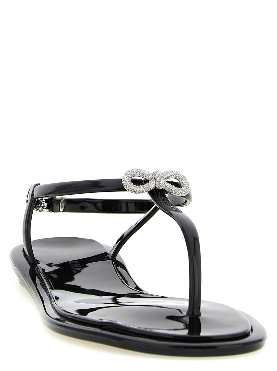 Mach & Mach Double Bow Sandals - Black | 3189877b9b8e38081d1c253506d744c0f36c29e5