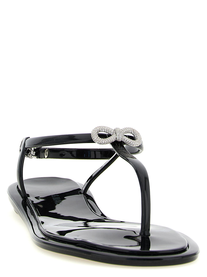 Mach & Mach Double Bow Sandals - Black | 3189877b9b8e38081d1c253506d744c0f36c29e5