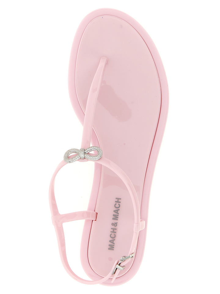 Mach & Mach Double Bow Sandals - Pink | c22ed61aac733ad8dc2cc5394b78d93ffe9fd1bc
