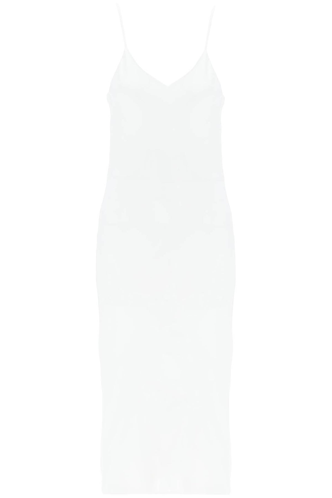 Slip Dress Midi In Crêpe