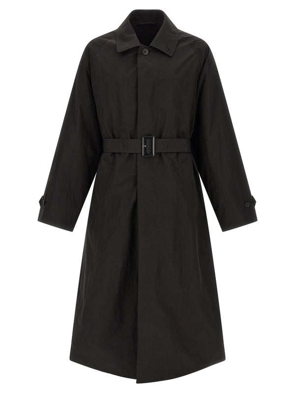Technical Fabric Trench Coat Coats And Trench Coats Black