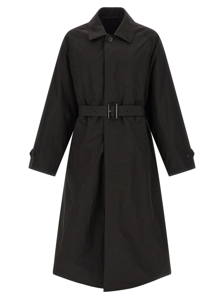 Ssstein Technical Fabric Trench Coat Coats and Trench Coats - Black | 84dbd18303e13facd83745b8c45a4d07b5c49fbc