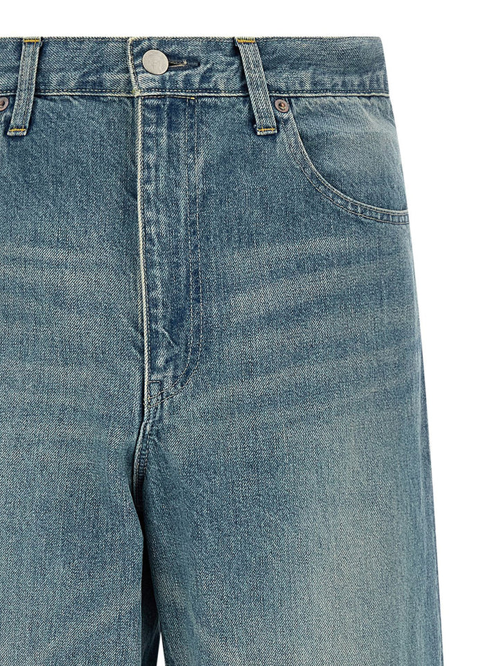 Ssstein Wide Jeans - Blue | 4d52821ccd63f3beb9bbda5bef71a44d46f0e93d