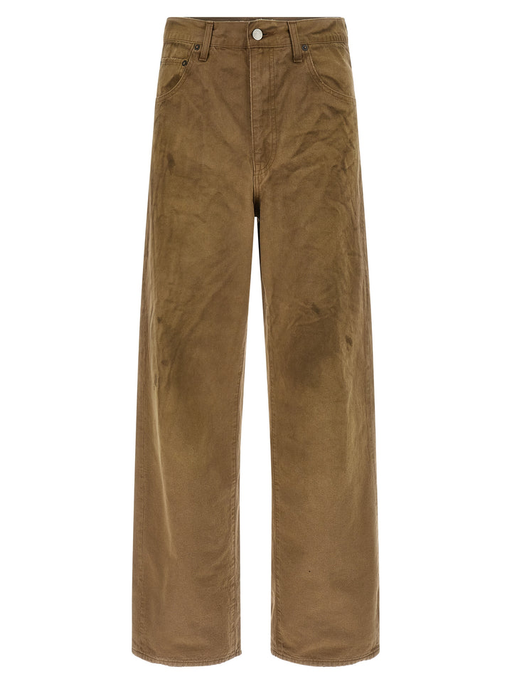 Ssstein Oxford Dyed Vintage Pants - Beige | 8bf4f20377daaaab9bf6f58683c87bbc32c0065a