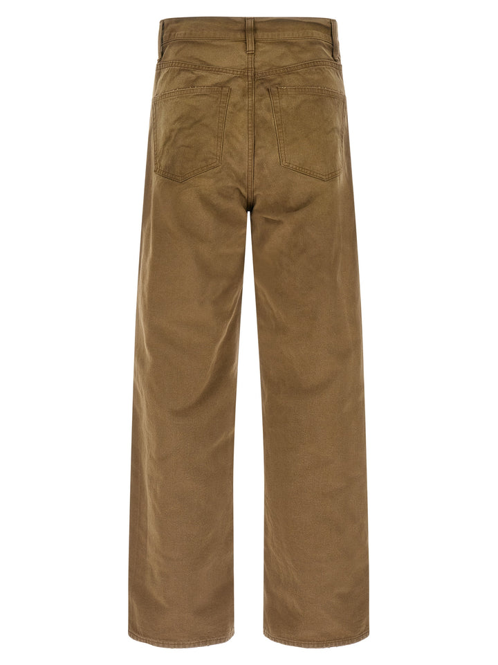Ssstein Oxford Dyed Vintage Pants - Beige | a3a2941462ce75a6ff0980c12c961fba695219af