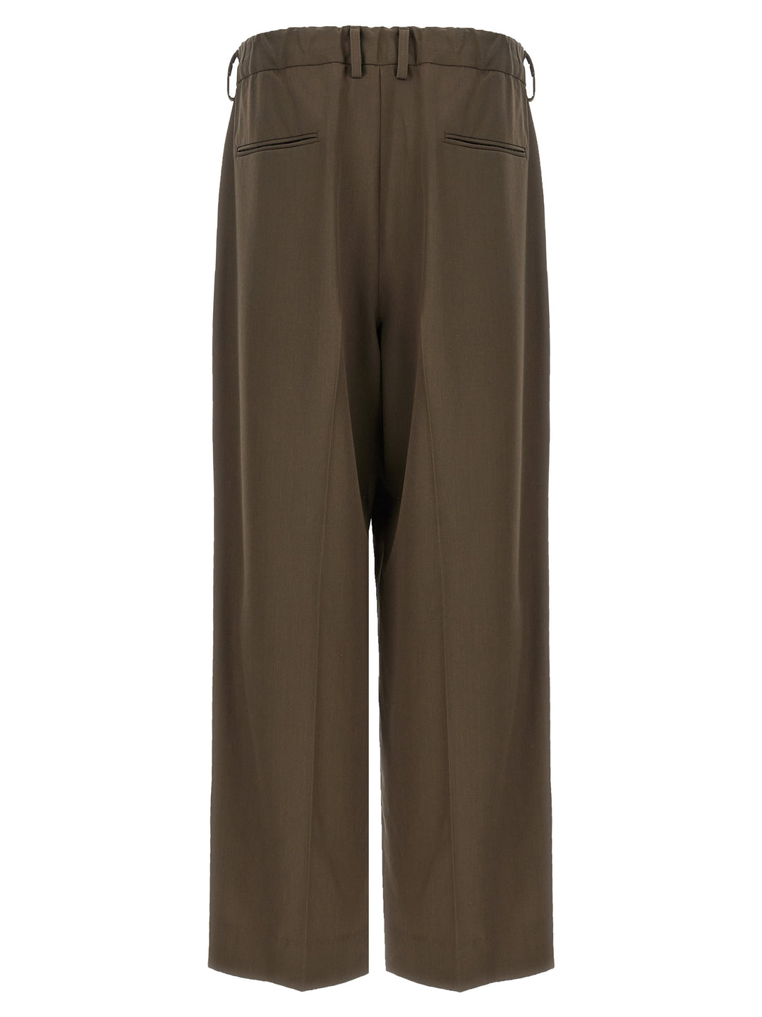 Ssstein Easy Long Wide Pants - Brown | 9c8ed2b65808946b324350857e46759b9fe4272c
