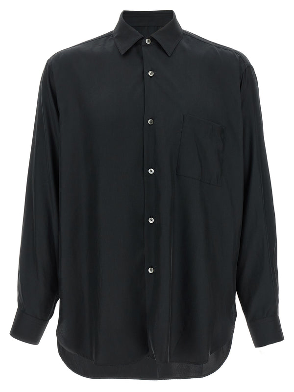 Twill Shirt Shirt And Blouse Black