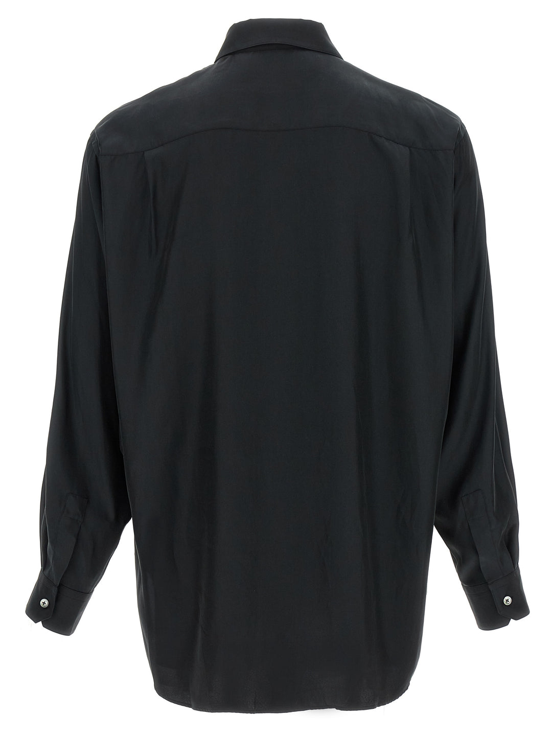Ssstein Twill Shirt Shirt and Blouse - Black | 08a912b281c7636c6e48056a83a84c68809f5e0c