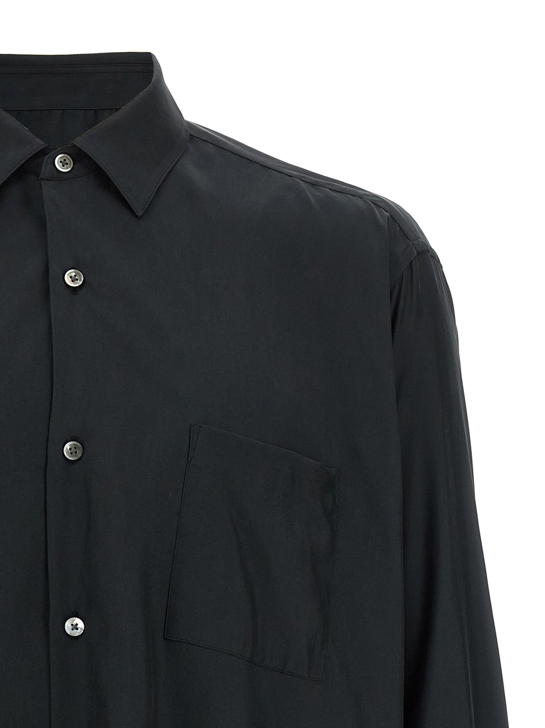 Ssstein Twill Shirt Shirt and Blouse - Black | 5e2648477f7bc03a19261aa51bf96a0aaa823c44