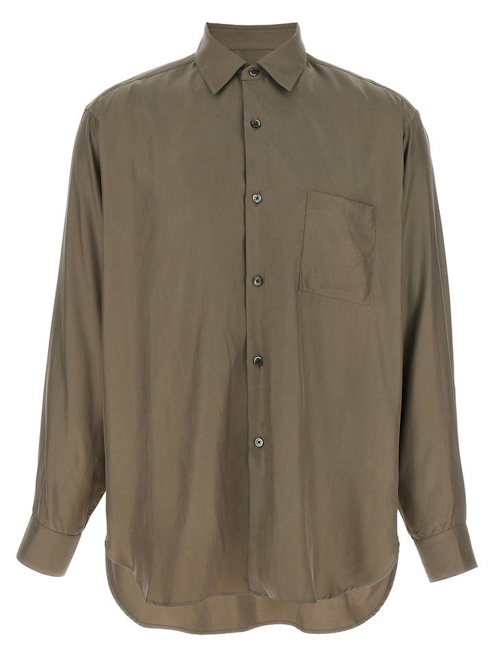 Ssstein Twill Shirt Shirt and Blouse - Gray | 4ddcde112e0f7e9d6af89ec36759e0ee84e3128e