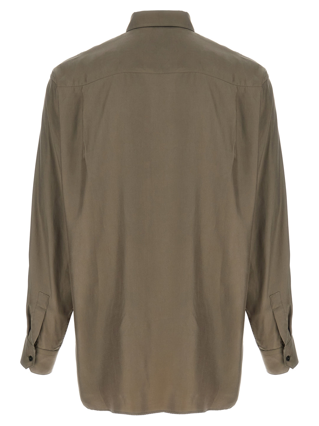 Ssstein Twill Shirt Shirt and Blouse - Gray | d306648205aa2afb39df0ac7203a0fac396c9bb4