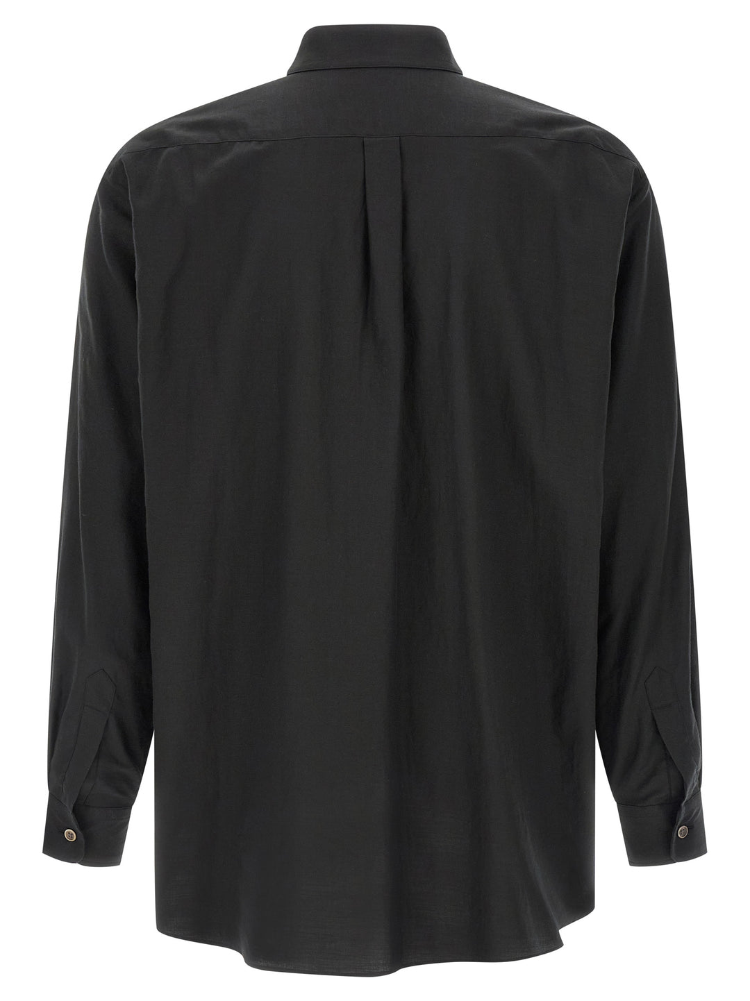 Ssstein Cotton And Silk Shirt Shirt and Blouse - Black | c76cb7053f7c795ad17f215c09554be85057ba54