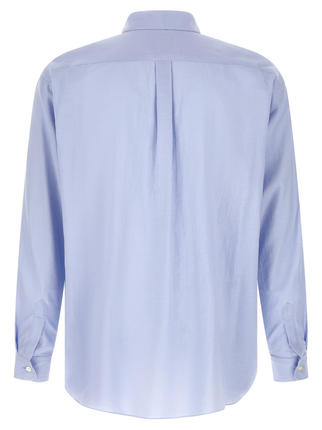 Ssstein Cotton And Silk Shirt Shirt and Blouse - Light Blue | 36f812197cbc884eb0f54f5247c9b3ac08597202