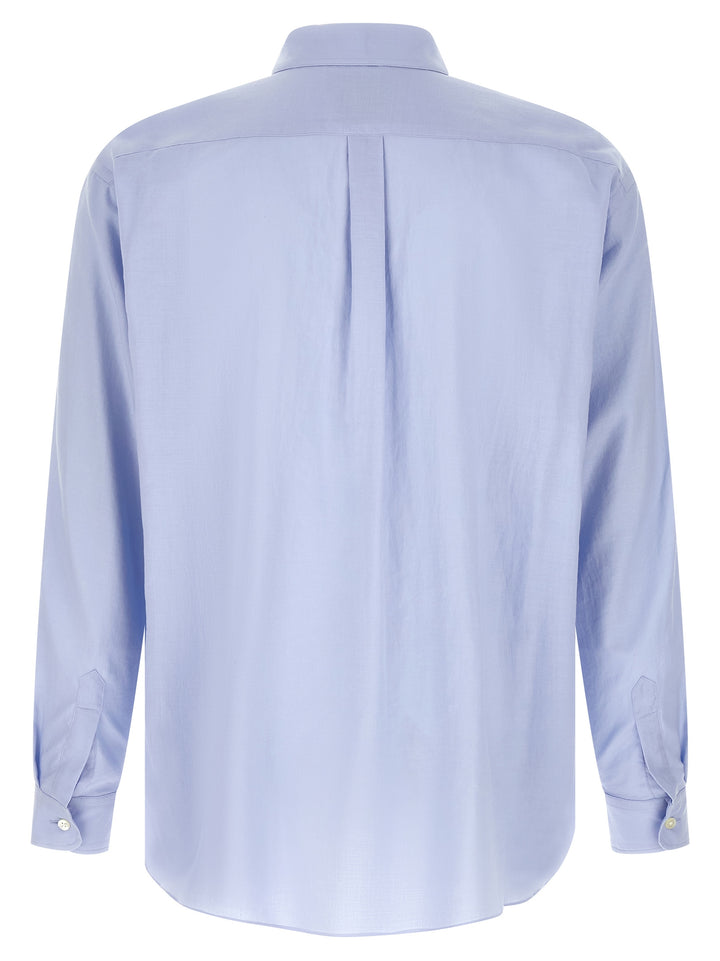 Ssstein Cotton And Silk Shirt Shirt and Blouse - Light Blue | 36f812197cbc884eb0f54f5247c9b3ac08597202