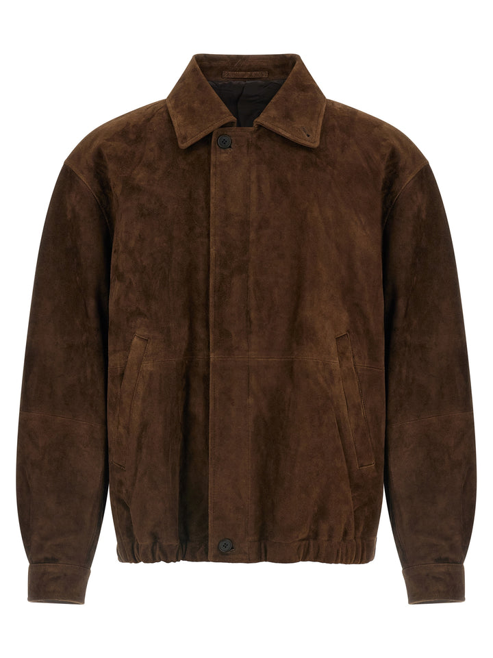 Ssstein Suede Jacket Puffer Jackets - Brown | e6aee22bd0c4ff2a370936aac93fef27ae035dbb