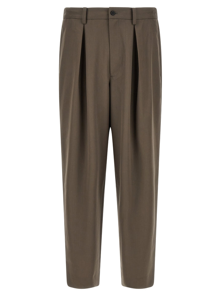 Ssstein With Pleats Pants - Brown | 51d6b6109e8c17912295910e42ec4ed6412f6f84